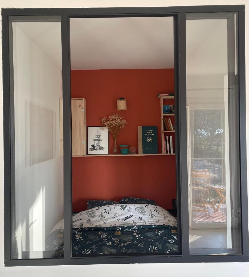 Appartement Cosy Vue Mer A 50 M De La Plage - Refait A Neuf Et Climatise Le Pradet Luaran gambar